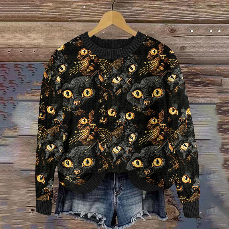 Zeitloser Vintage-Stil Pullover