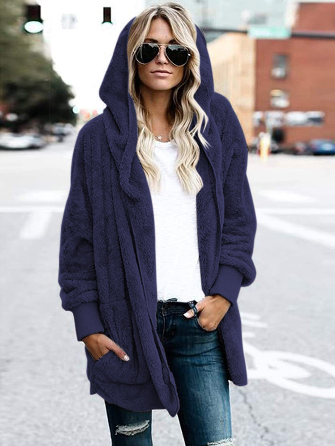 Anmutig gestaltete Jacke