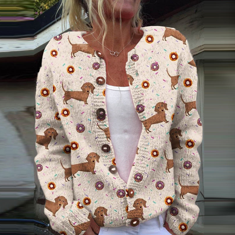 Elegant gestaltete Strickjacke