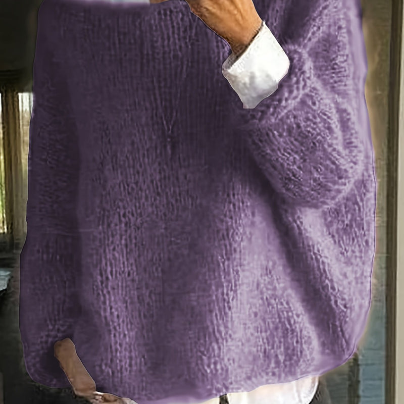JO | Gemütlicher übergroßer Strickpullover