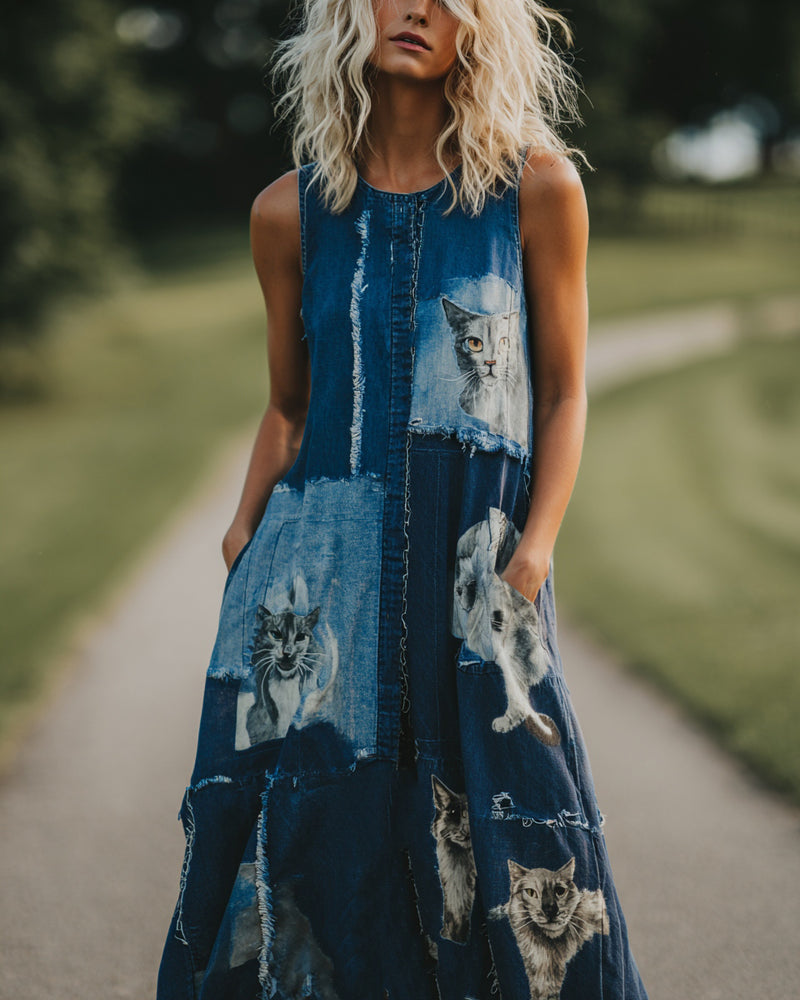 Zeitloser Vintage-Stil Kleid