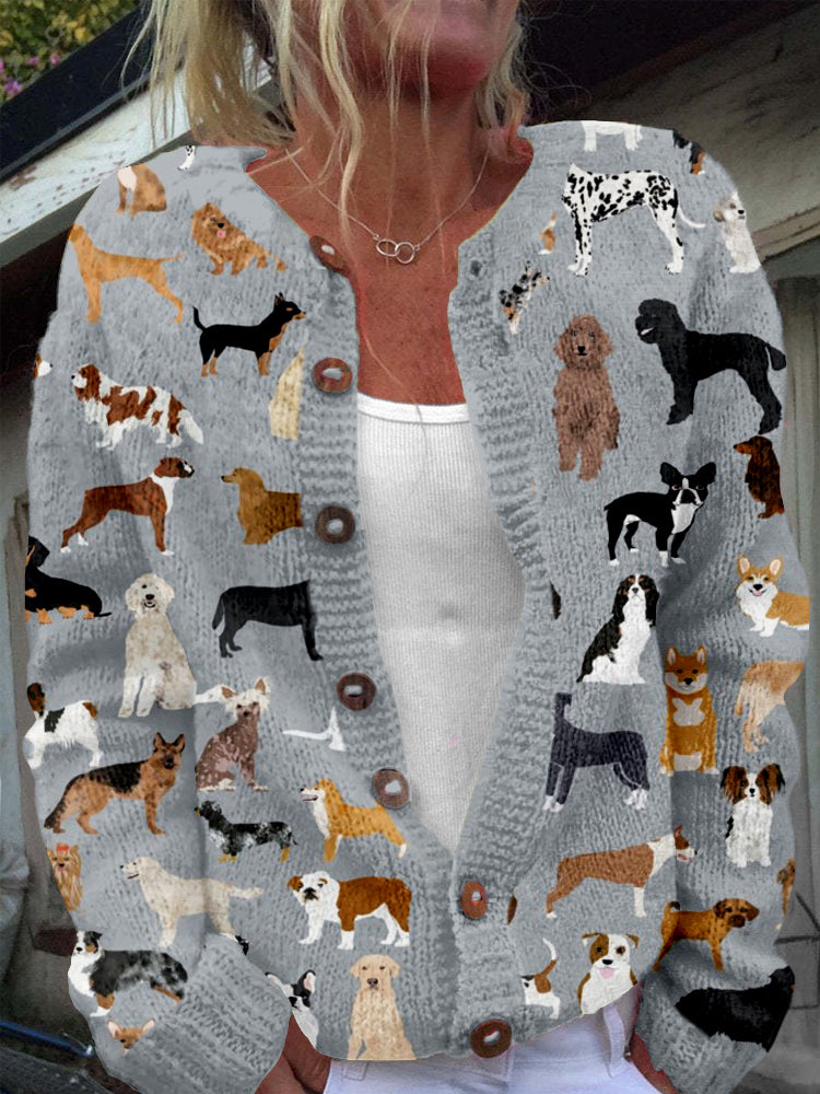 Elegant gestaltete Strickjacke