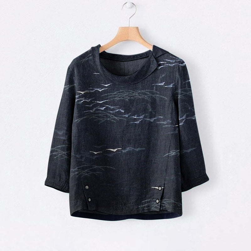 Zeitloser Vintage-Stil Bluse