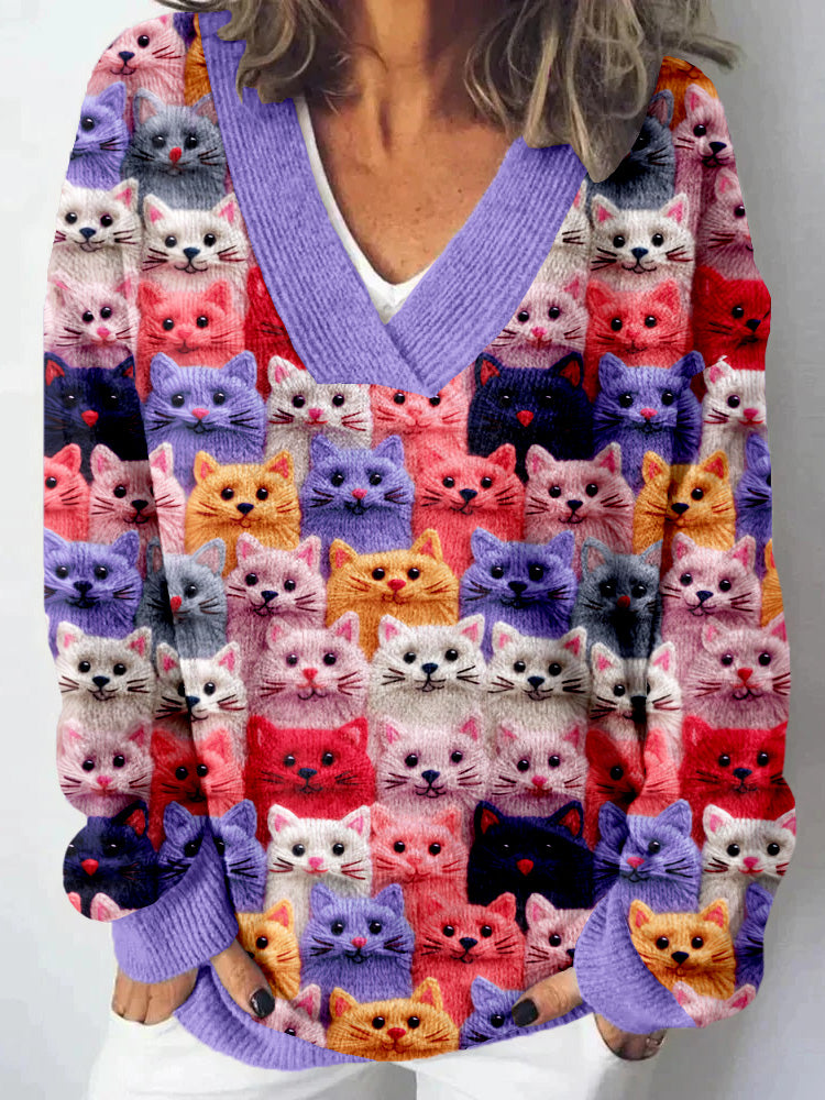 Zeitloser Vintage-Stil Pullover