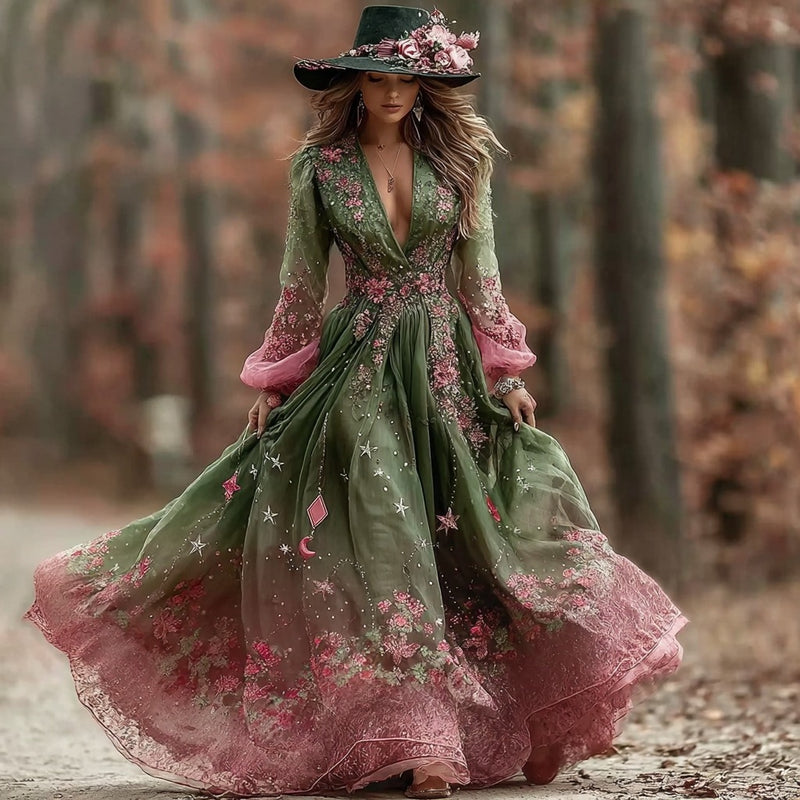 Anmutig gestaltete Kleid