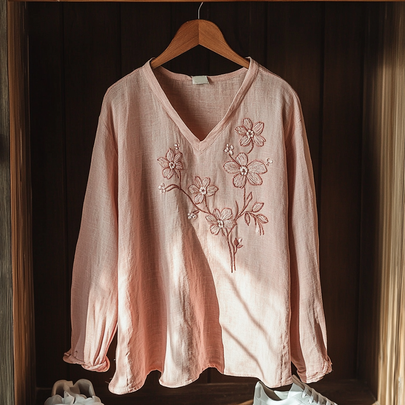 Klassische Vintage Bluse