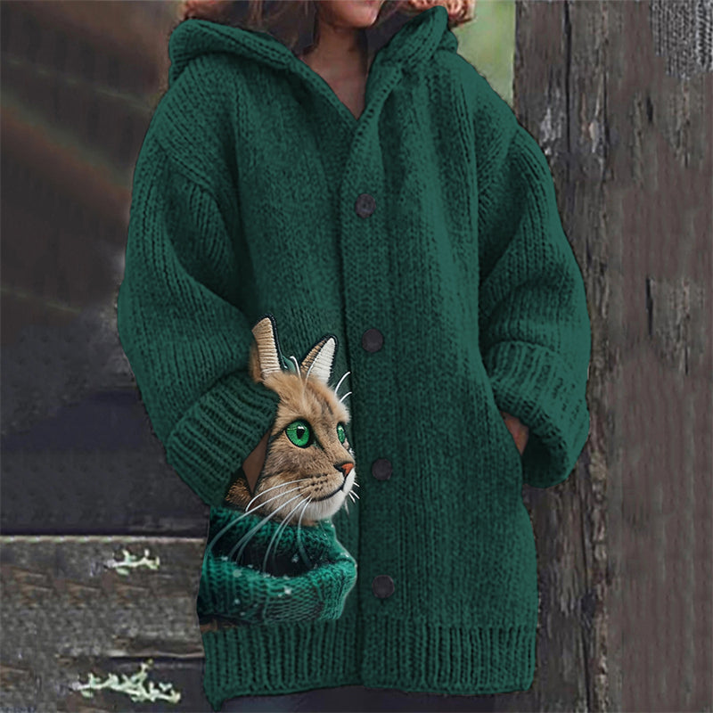 Elegant gestaltete Strickjacke