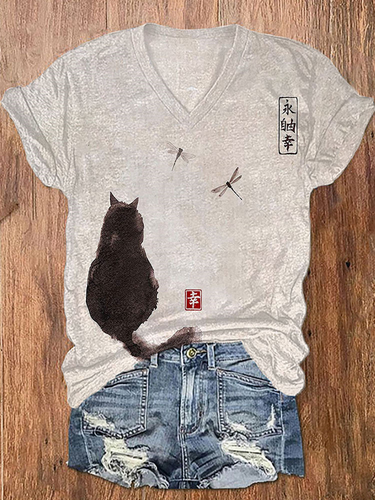 Anmutig gestaltete T-Shirt