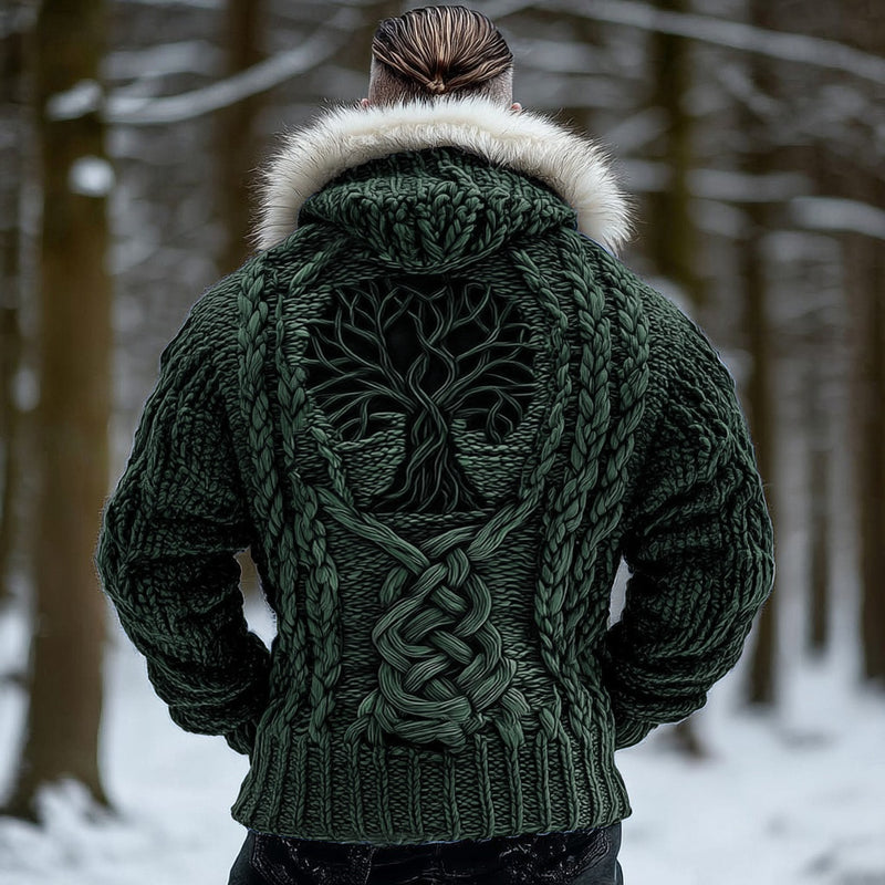 Anmutig gestaltete Strickjacke