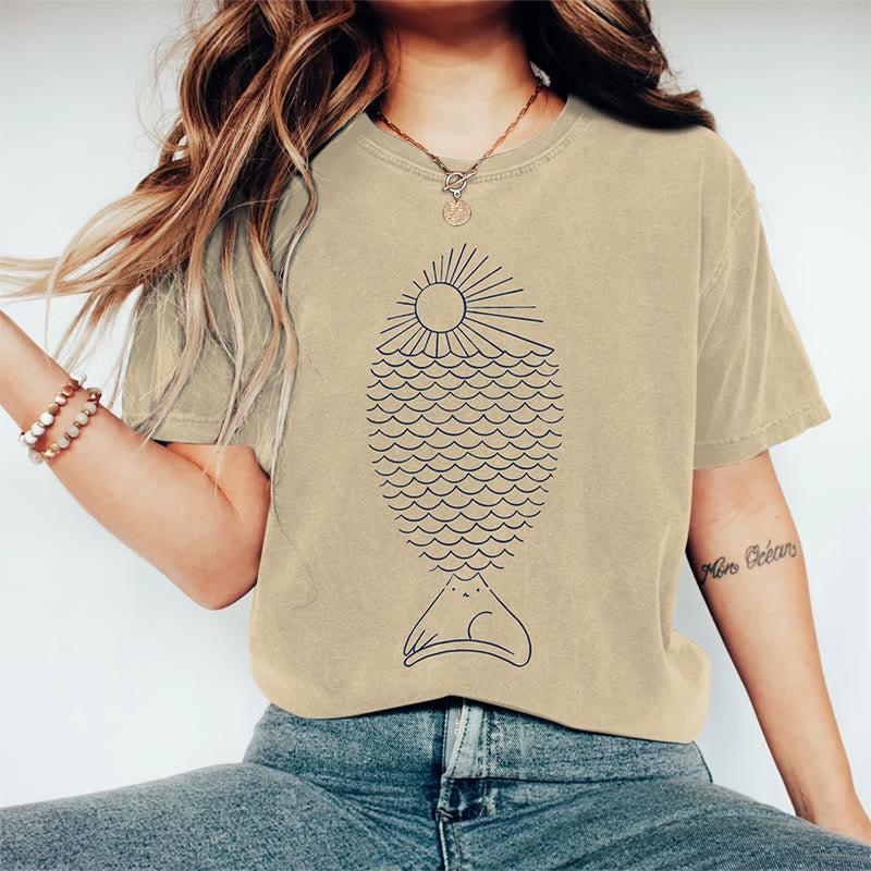 Zeitloser Vintage-Stil T-Shirt