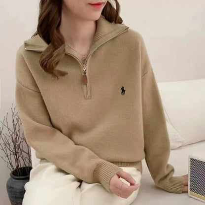 MW | MW – Bequemer Pullover mit Reißverschluss