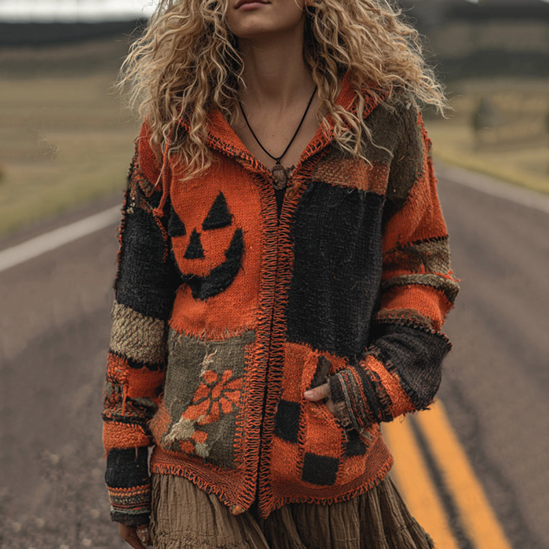 Vintage inspirierte Strickjacke