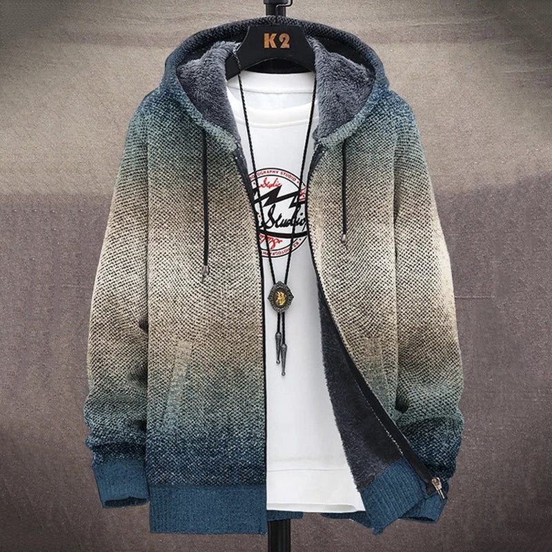 Durchdacht gestaltete Strickjacke