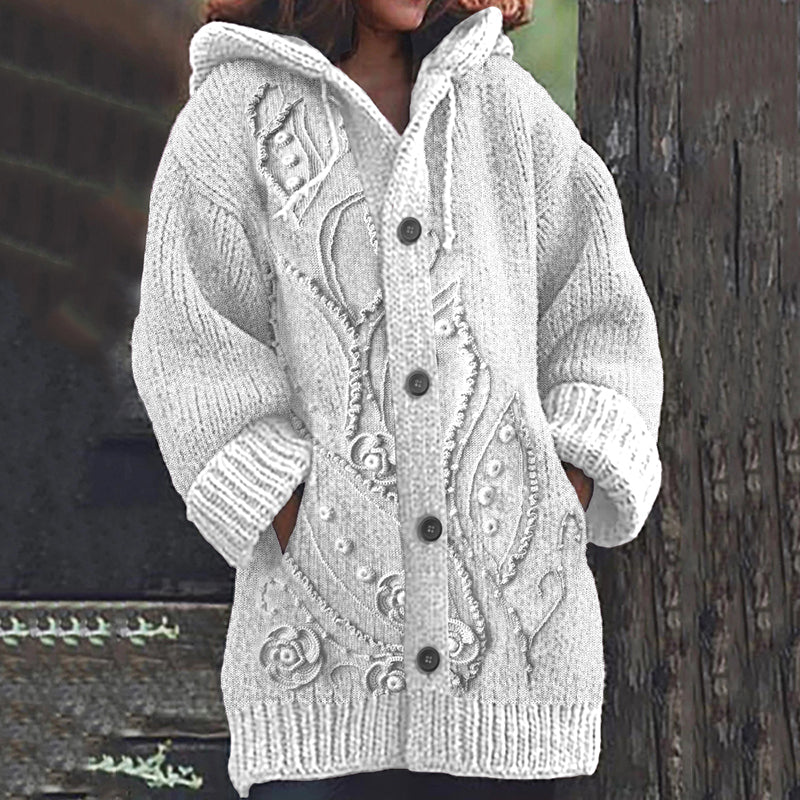 Klassisch gestaltete Strickjacke