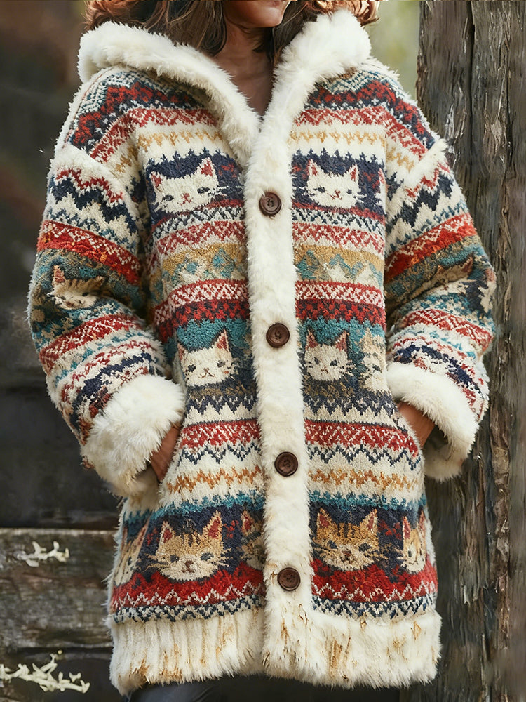Wunderschön gefertigte Strickjacke
