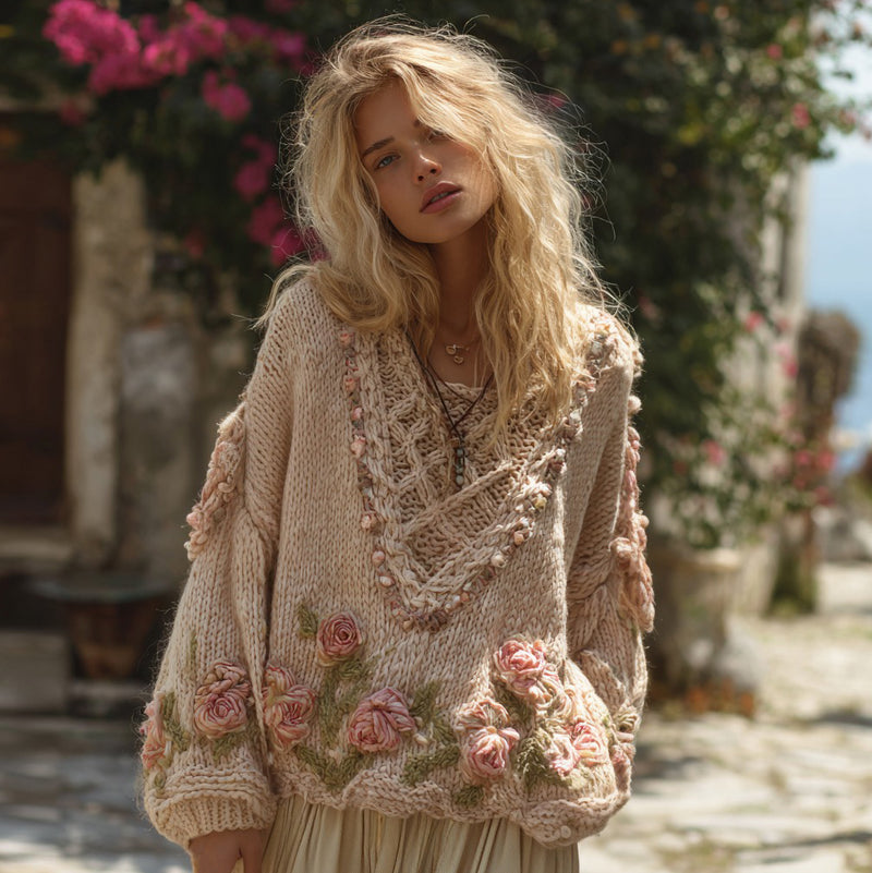 Zeitloser Vintage-Stil Pullover