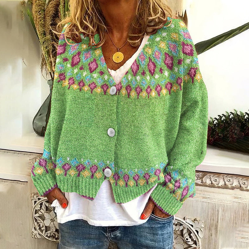 Wunderschön gefertigte Strickjacke