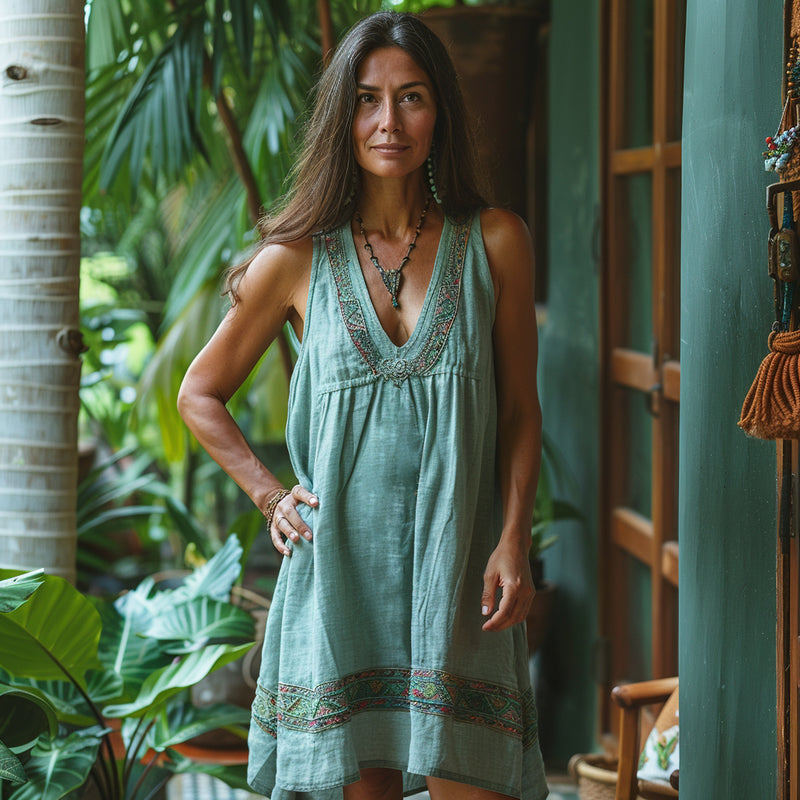 Zeitloser Vintage-Stil Kleid
