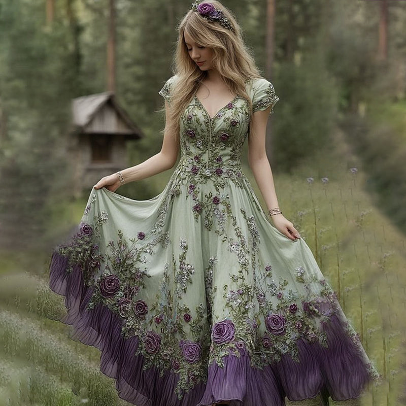 Wunderschön gefertigte Kleid