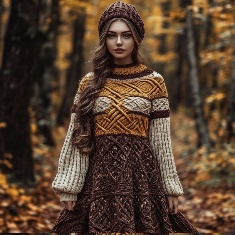 Klassische Vintage Kleid