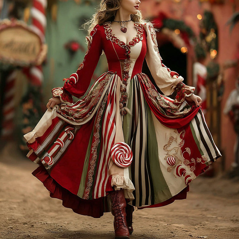 Zeitloser Vintage-Stil Kleid