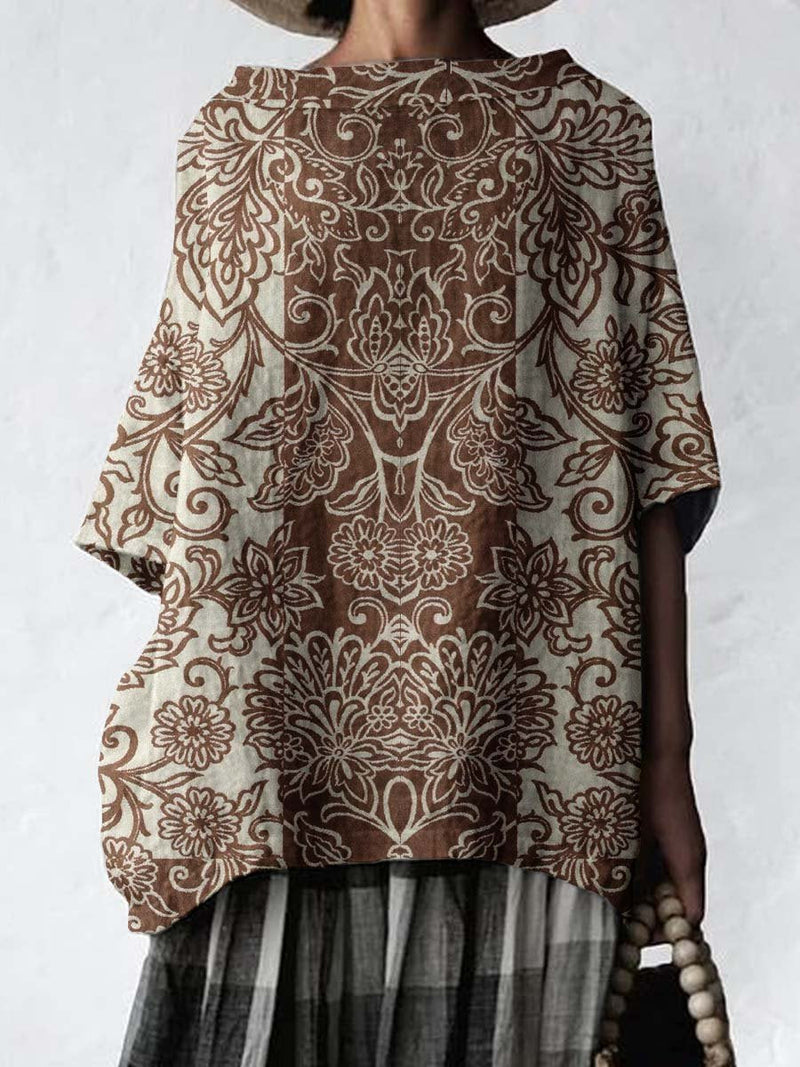 Zeitloser Vintage-Stil Top