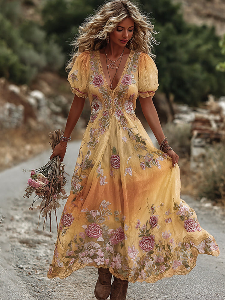 Zeitloser Vintage-Stil Kleid