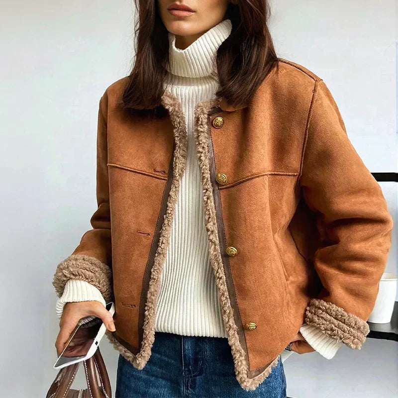 Anmutig gestaltete Jacke
