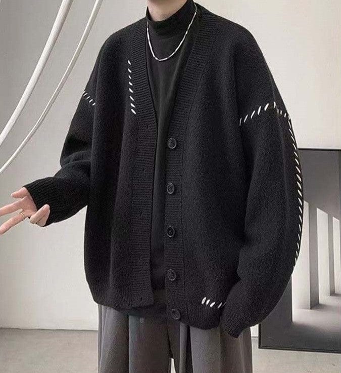 MW | Vintage V-Ausschnitt Cardigan-Pullover