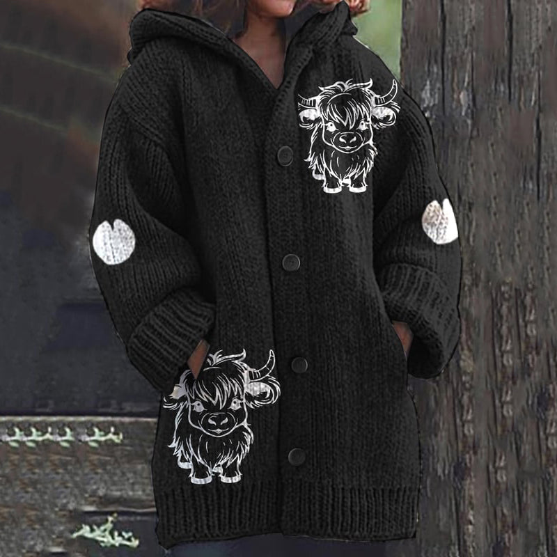Wunderschön gefertigte Strickjacke