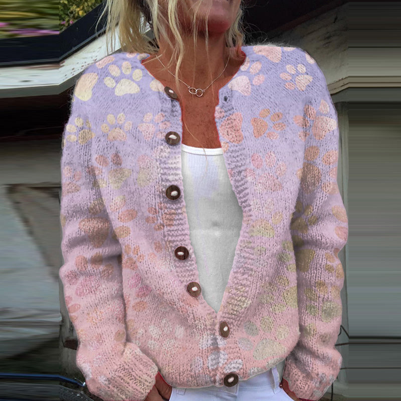 Klassische Vintage Strickjacke