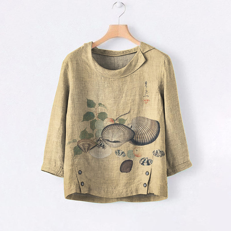Zeitloser Vintage-Stil Bluse