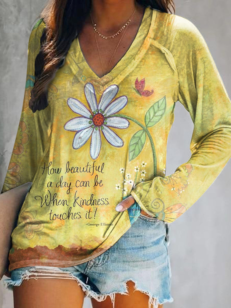 Klassisch gestaltete Top