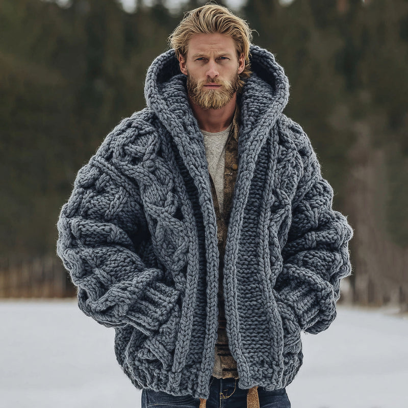 Anmutig gestaltete Strickjacke