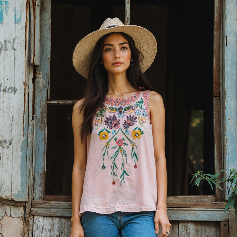 Vintage inspirierte Top