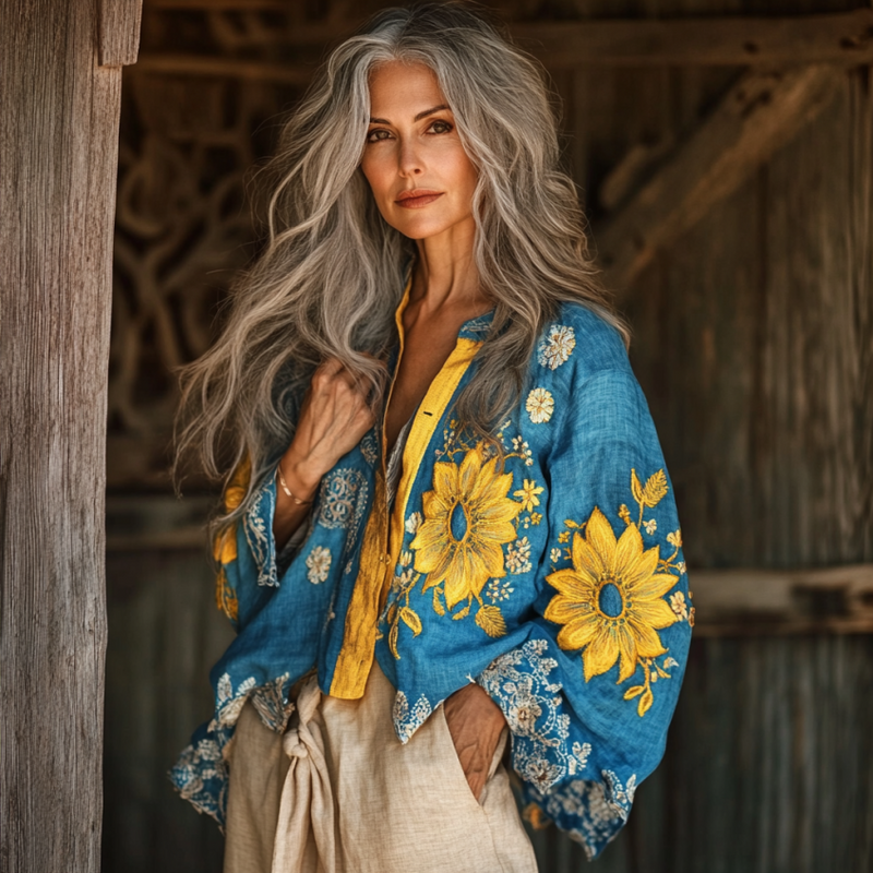 Zeitloser Vintage-Stil Hemd