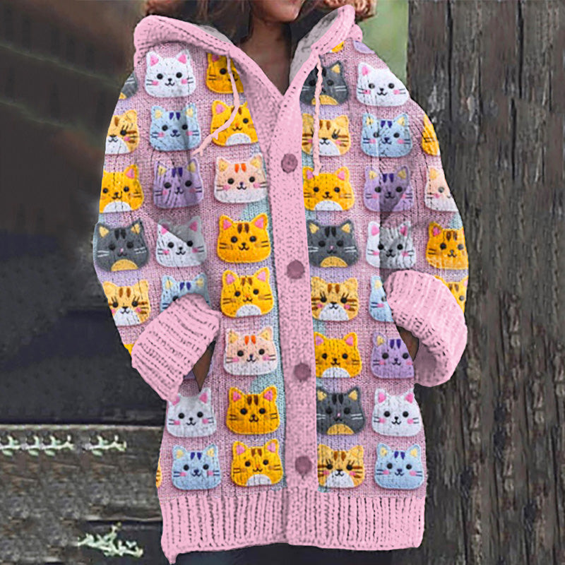 Klassisch gestaltete Strickjacke