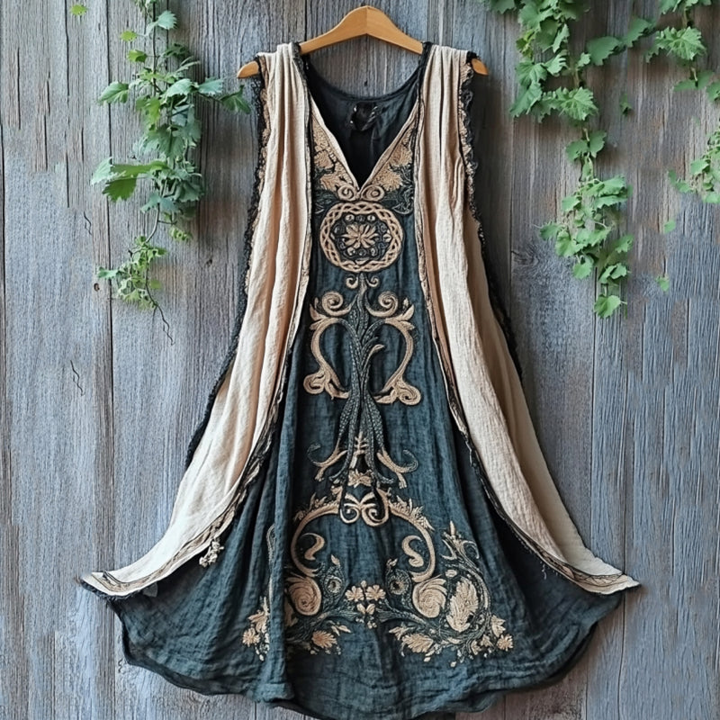 Klassische Vintage Kleid
