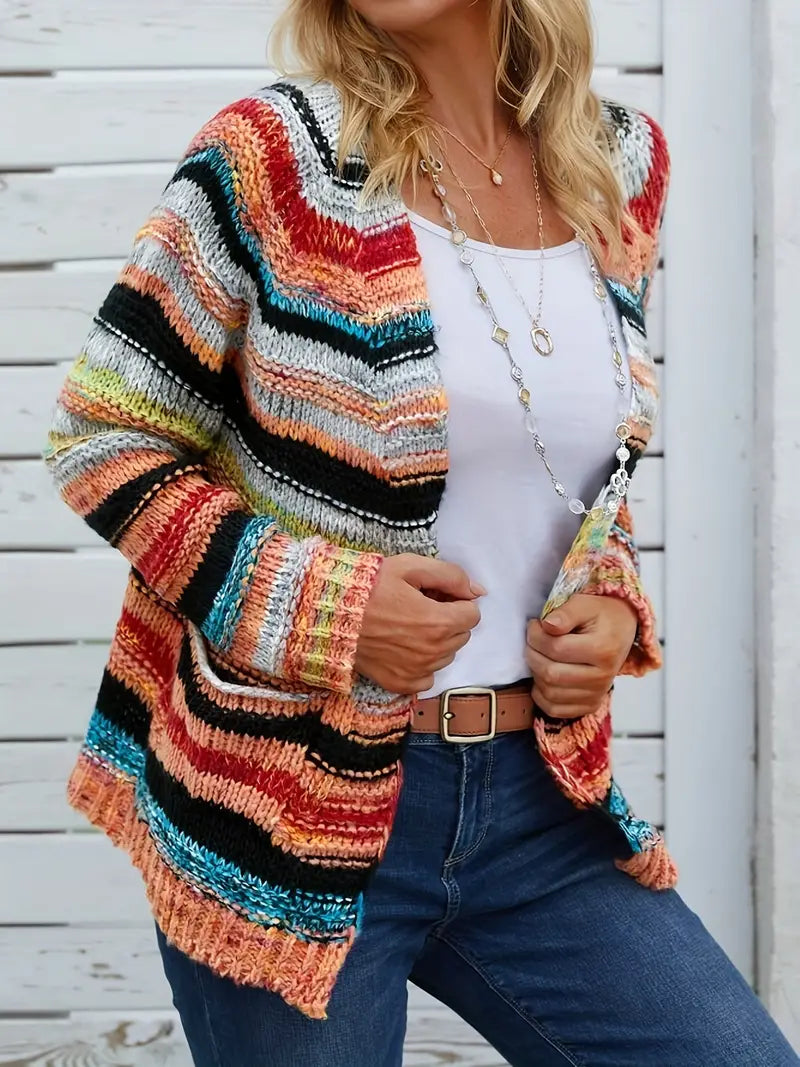 MW | Strickjacke mit offener Vorderseite