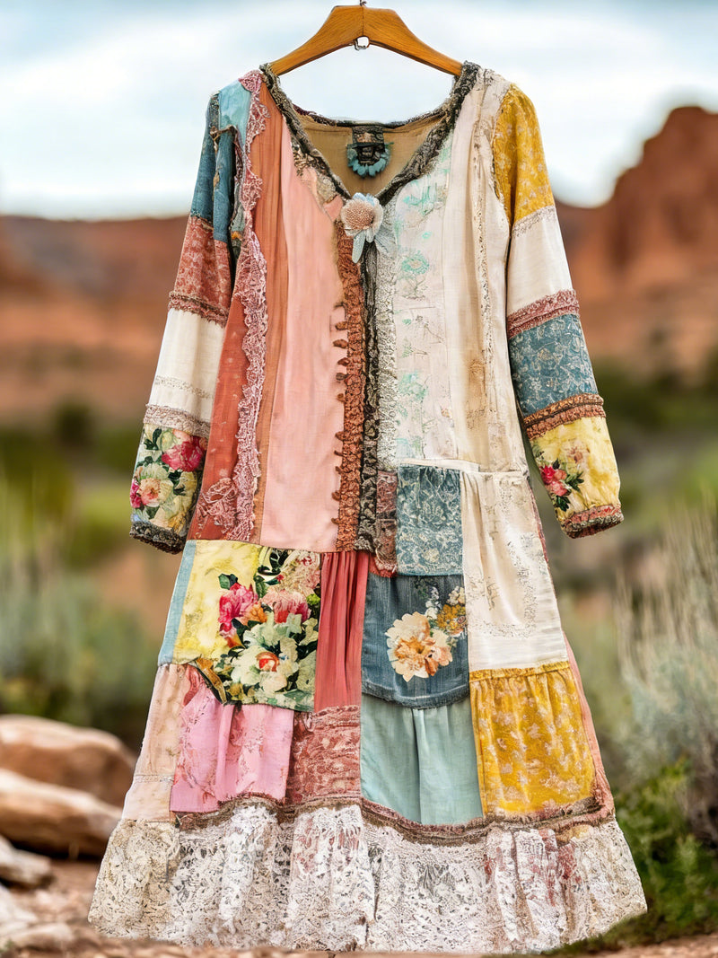 Zeitloser Vintage-Stil Kleid