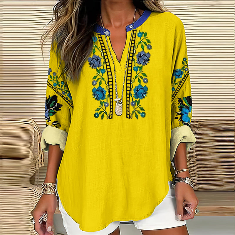 Klassische Vintage Bluse