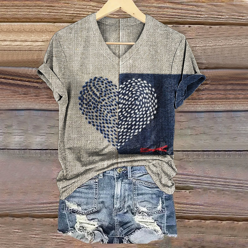 Anmutig gestaltete T-Shirt