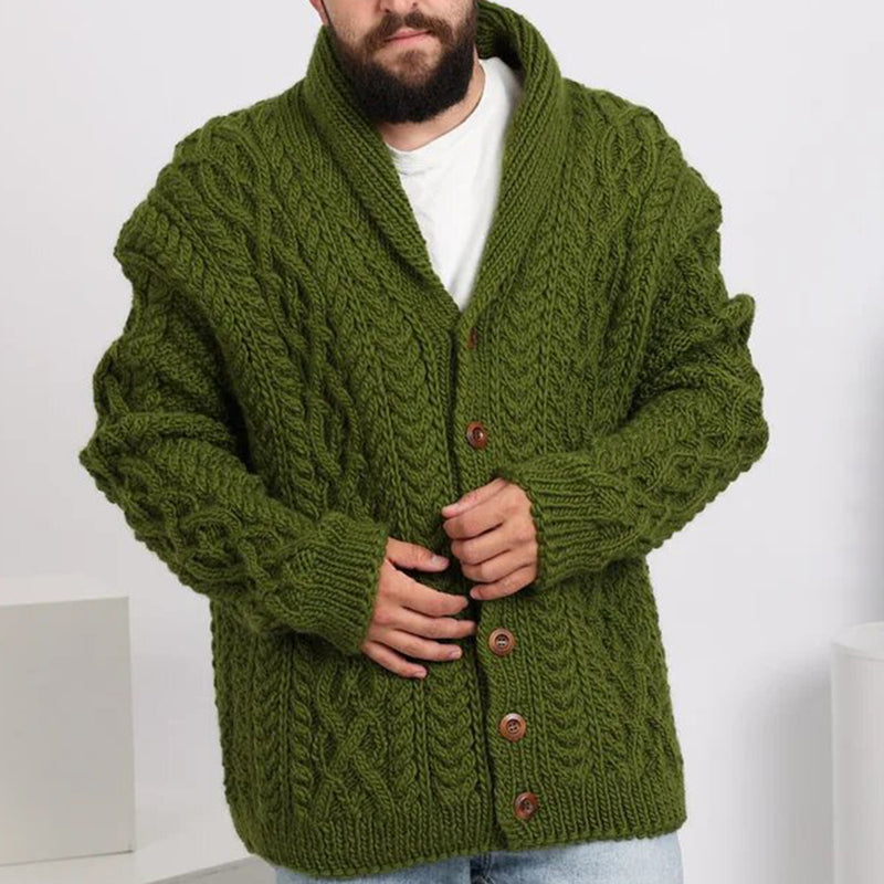 Zeitloser Vintage-Stil Strickjacke