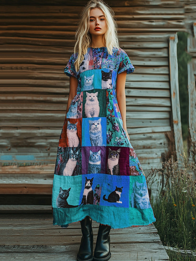 Klassische Vintage Kleid