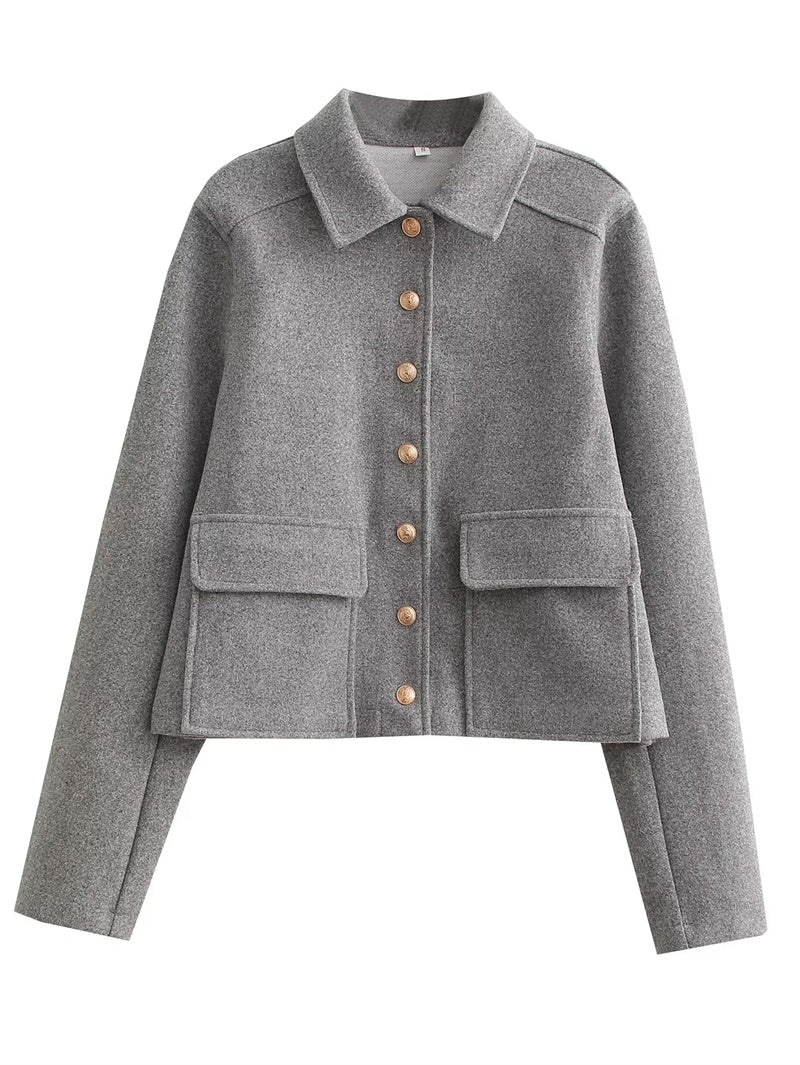 Klassisch gestaltete Jacke