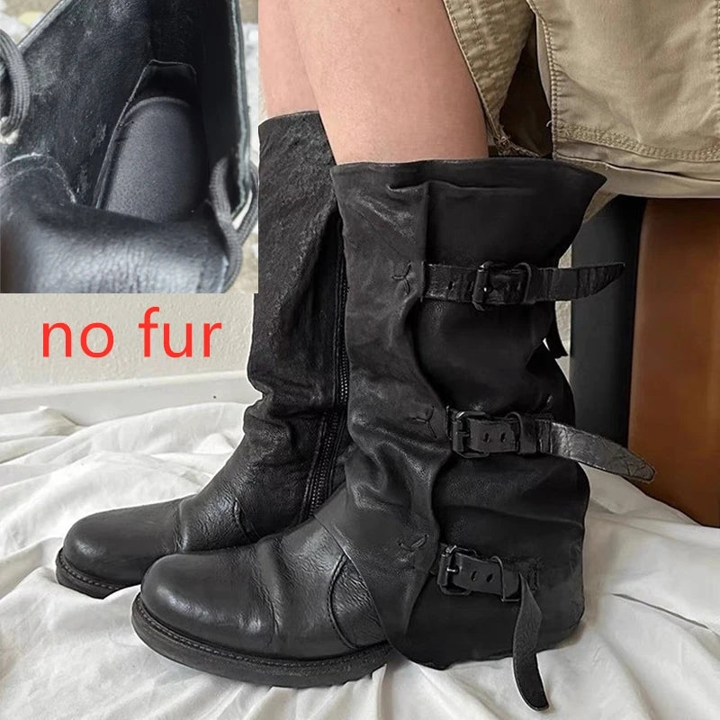 Anmutige orthopädische Stiefel für einen modernen Look