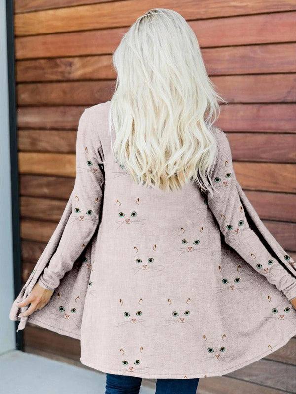 Durchdacht gestaltete Strickjacke