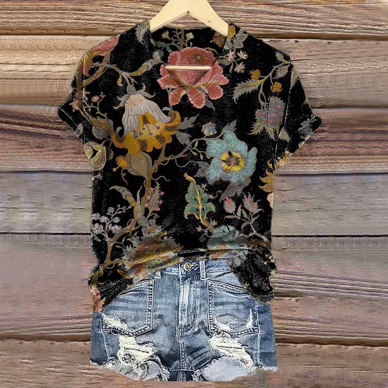 Zeitloser Vintage-Stil T-Shirt