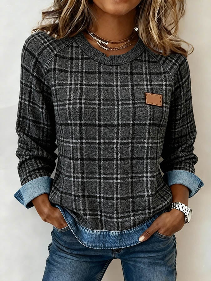 Zeitloser Vintage-Stil Top