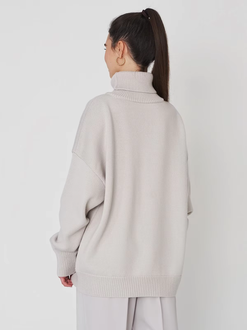 MW | MW – Kuscheliger Oversize-Pullover mit Rollkragen